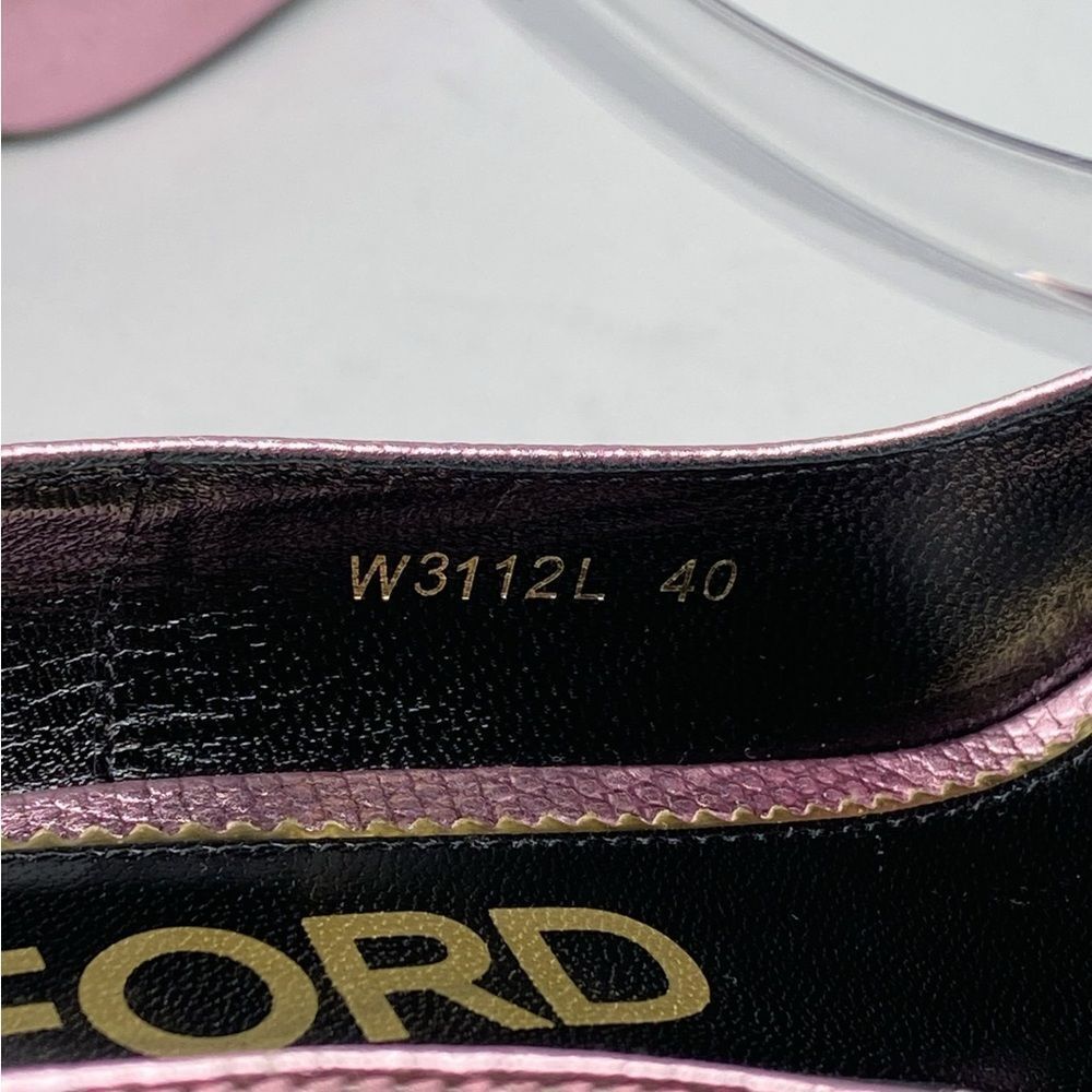 Tom Ford Lizard-Embossed Leather Platform Pumps size 40 - Picture 11 of 16